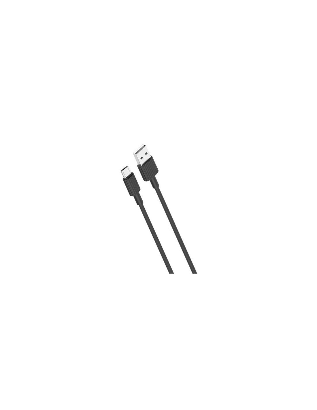 CABLE NB156 SILICONA USB - MICRO USB | 2.4A | 1 MTR | NEGRO XO