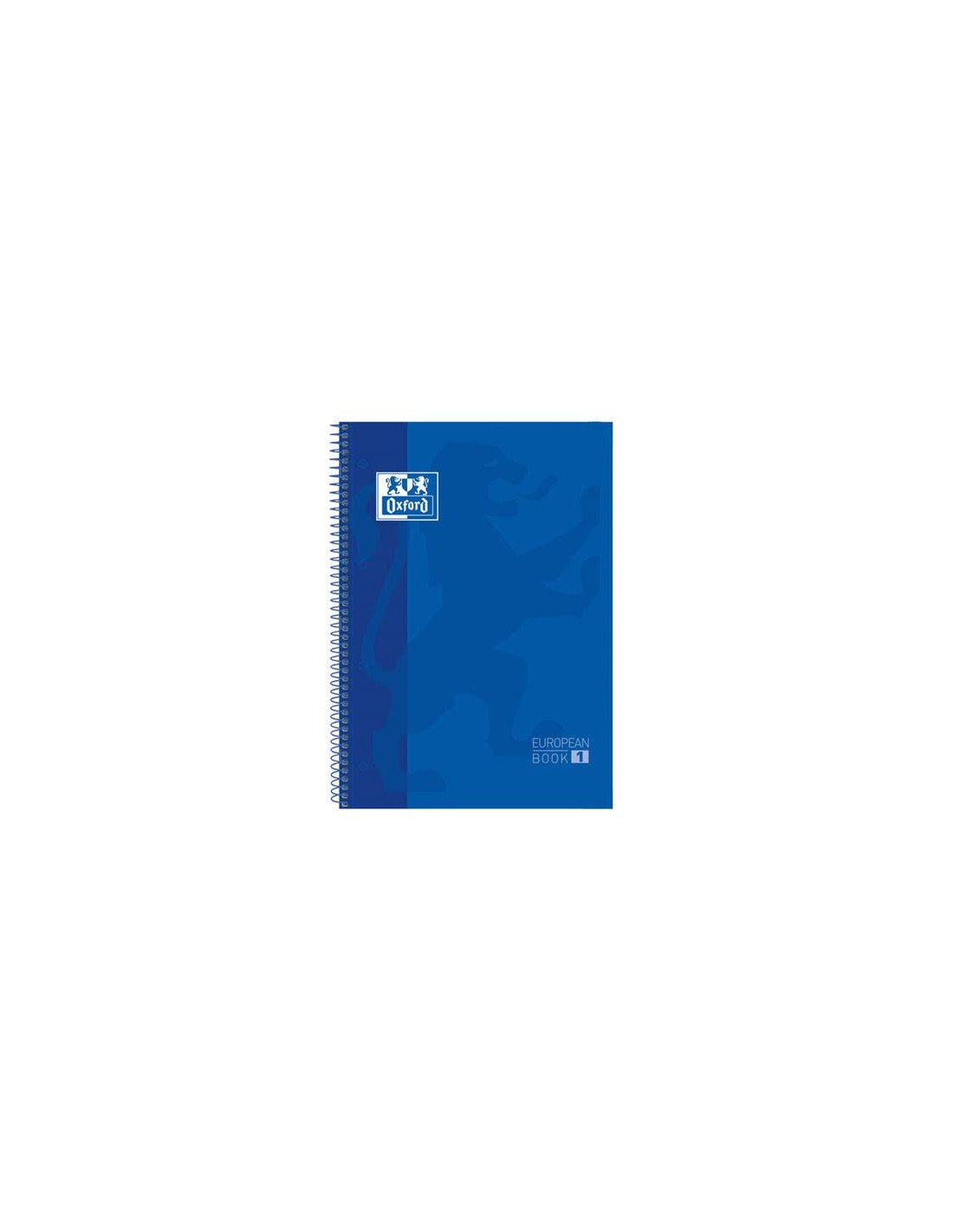 CUADERNO ESPIRAL TAPA DURA AZUL A4+ CUADRICULADO 5X5 OXFORD