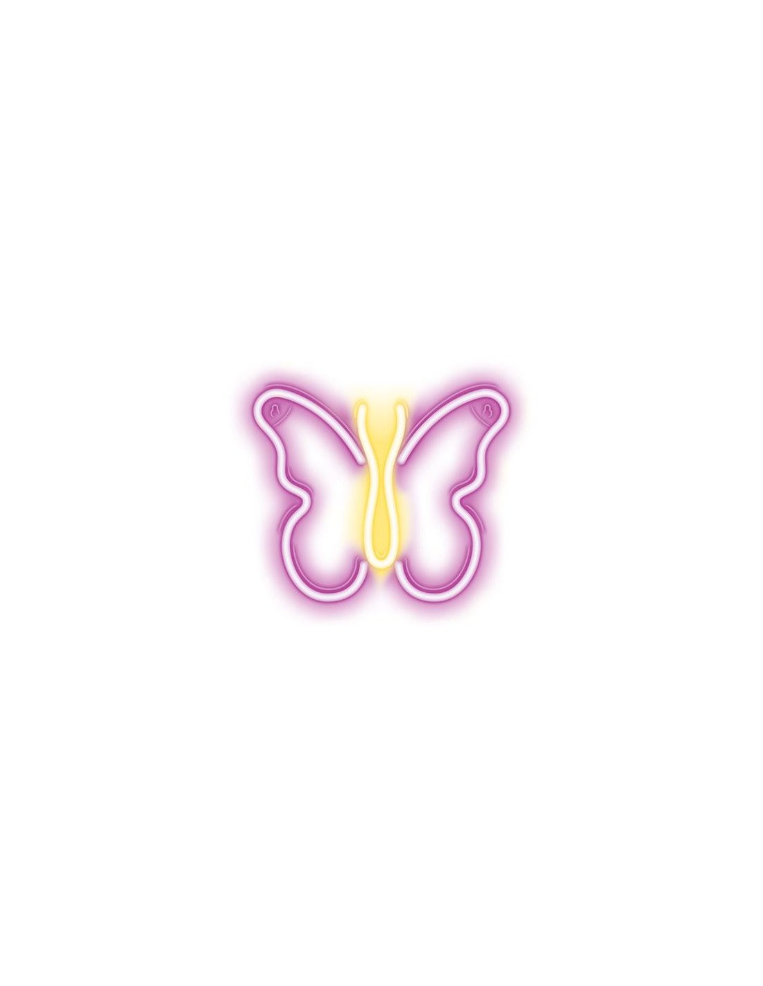 LAMPARA DECORATIVA NEON LED BUTERFLY FOREVER