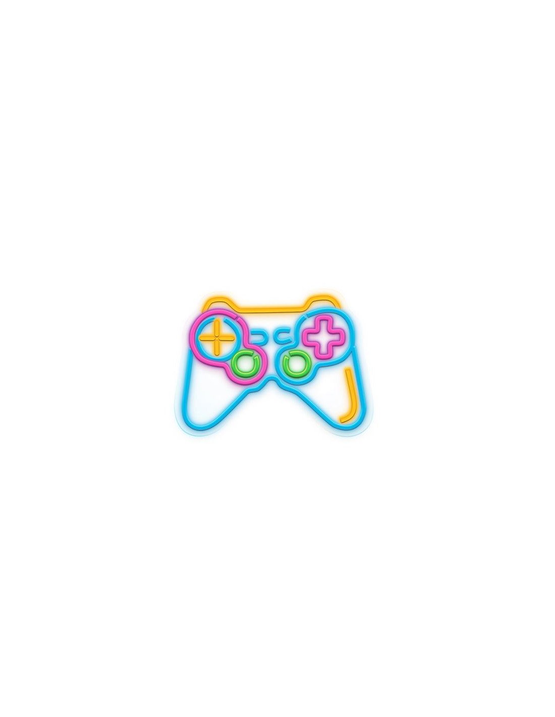 LAMPARA DECORATIVA NEON LED GAMEPAD FOREVER