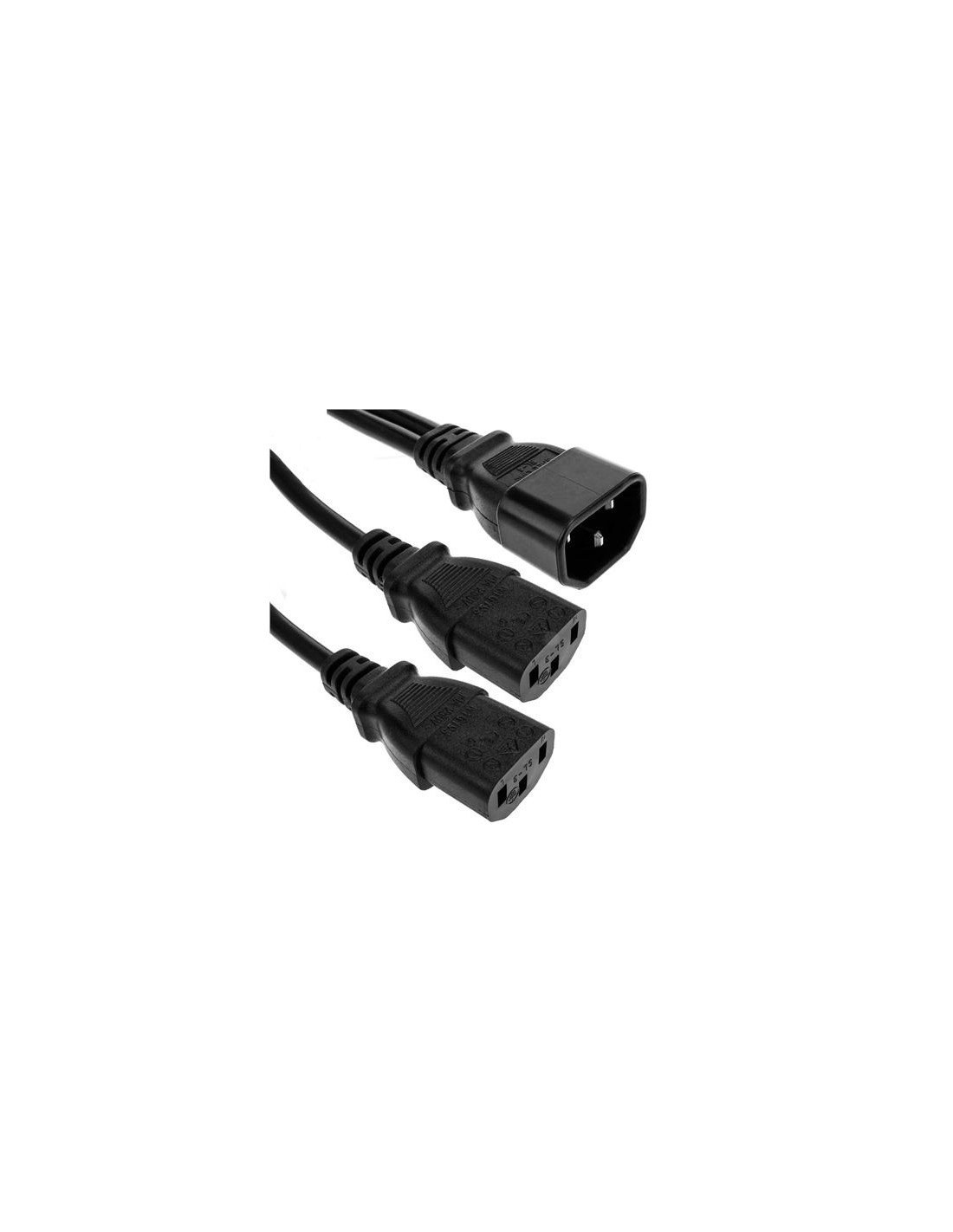 CABLE ALIMENTACION EN Y 0.75MM2 COBRE 30CM CROMAD