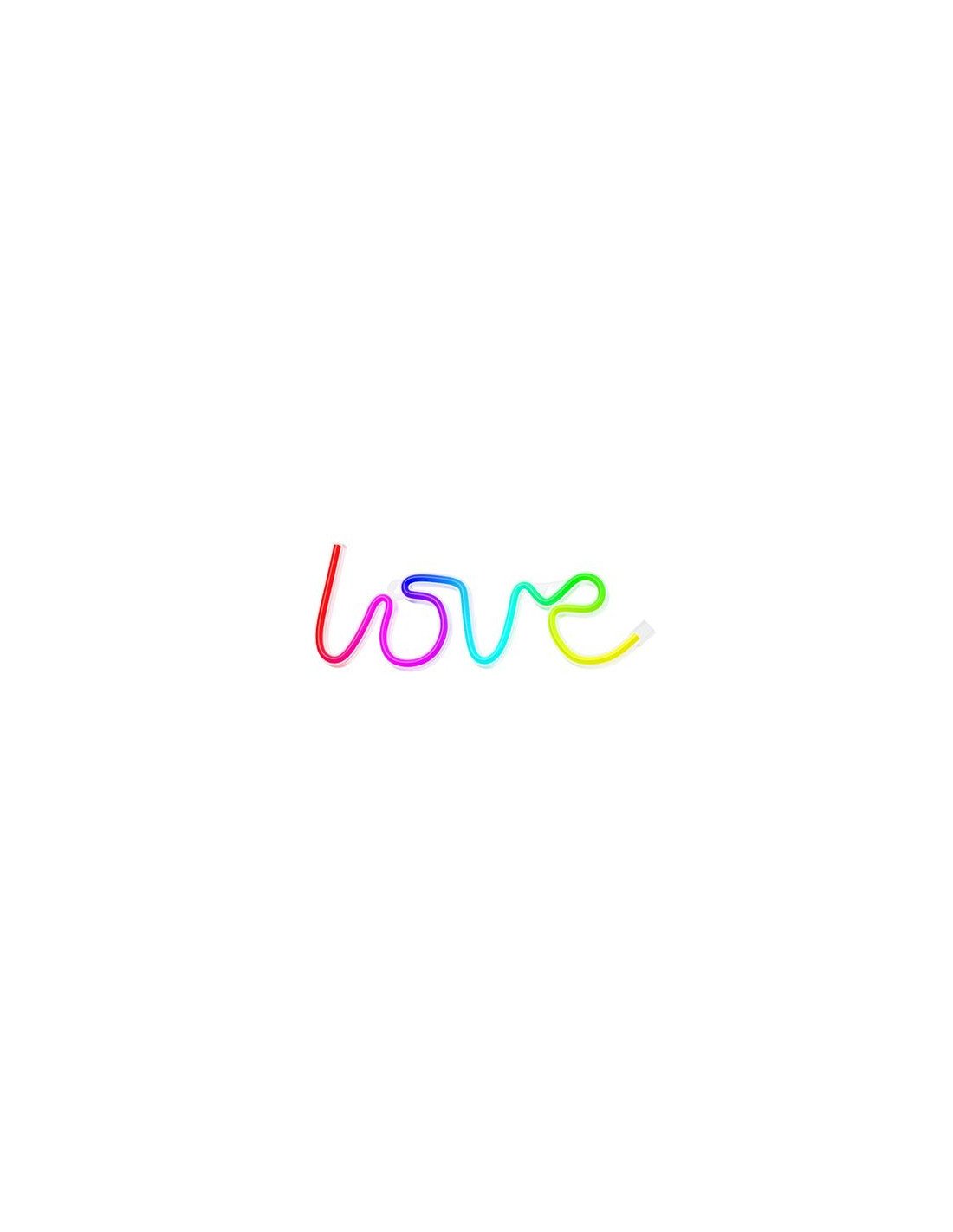 LAMPARA DECORATIVA NEON LED LOVE FOREVER