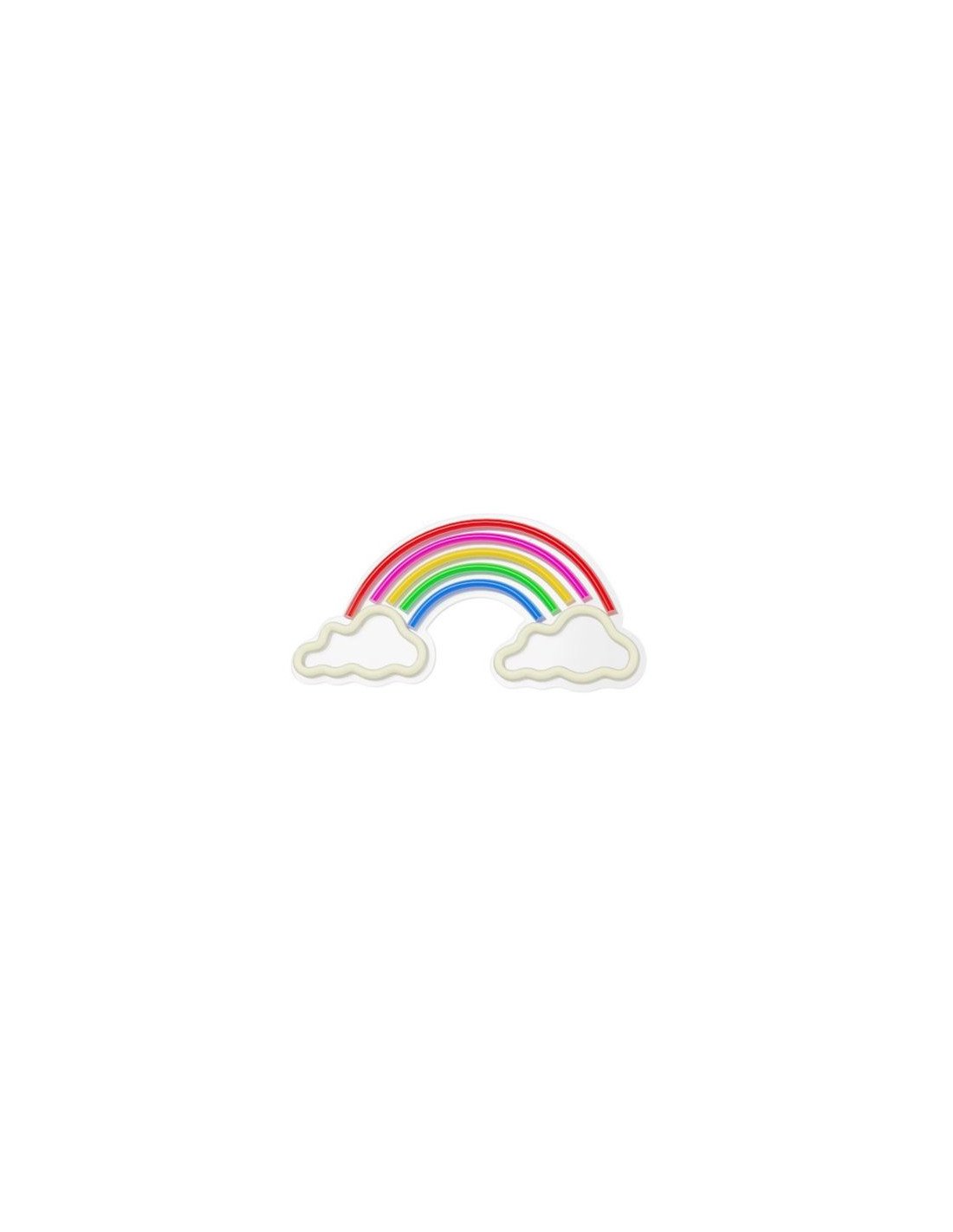 LAMPARA DECORATIVA NEON LED RAINBOW ON CLOUDS FOREVER