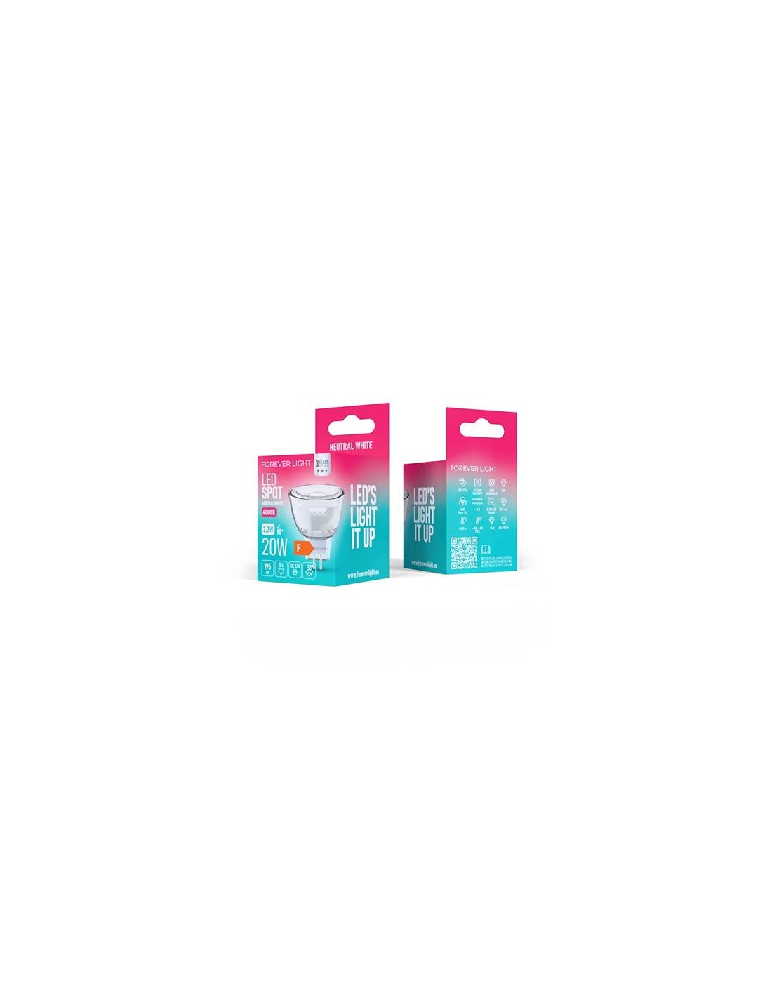 BOMBILLA LED G4 MR 11 2.2W 12V 195LUMEN LUZ BLANCA FOREVER