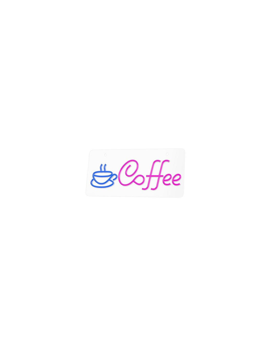 LAMPARA DECORATIVA NEON LED COFFEE FOREVER