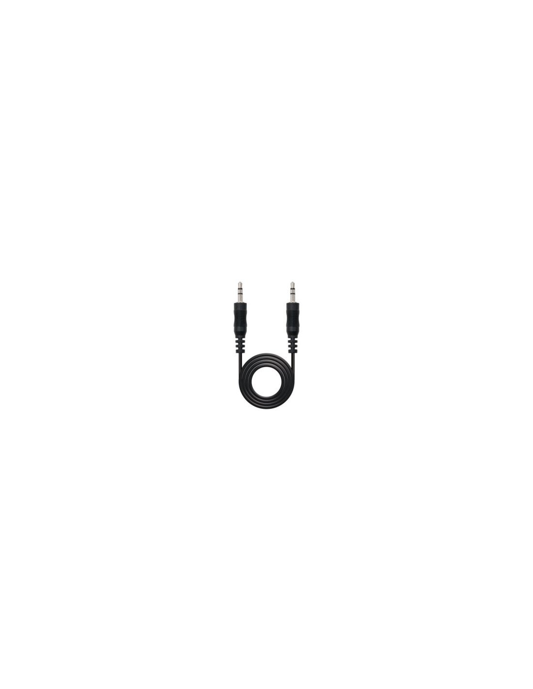 CABLE AUDIO ESTEREO NANOCABLE JACK 3.5MM MACHO A JACK 3.5MM MACHO 15M NEGRO 10.24.0115