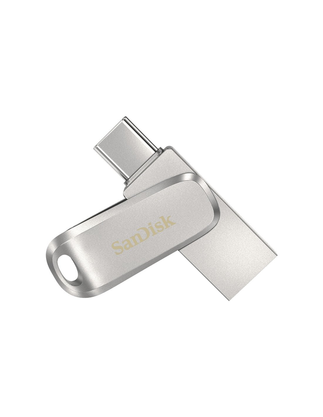 SanDisk Ultra Dual Drive Luxe Memoria flash 64GB USB Type-A Type-C 3.2 Gen 1 Acero inoxidable SDDDC4-064G-G46