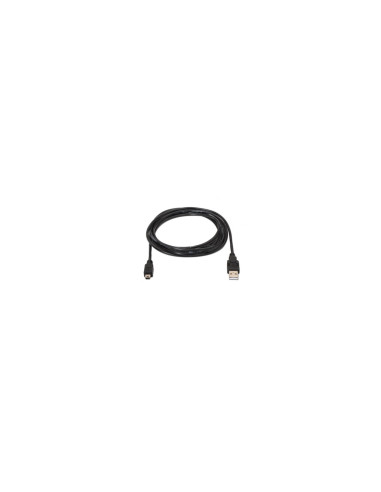 AISENS A101-0026 cable USB USB 2.0 3 m USB A Mini-USB B Negro