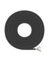 AISENS Cable de Red Exterior Impermeable RJ45 Cat.6 FTP Rigido AWG24, Negro, 305M