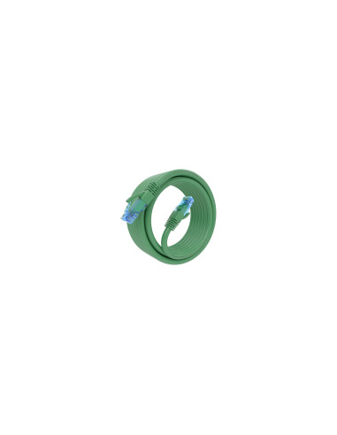 AISENS Cable De Red Latiguillo RJ45 Cat.6 UTP AWG26 CCA, Verde, 5.0 m