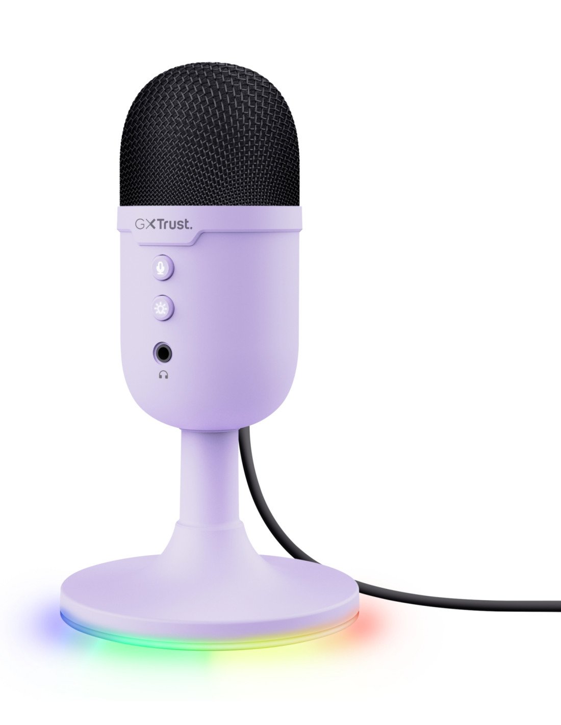 Trust GXT 234P Yunix Púrpura Micrófono de superficie para mesa