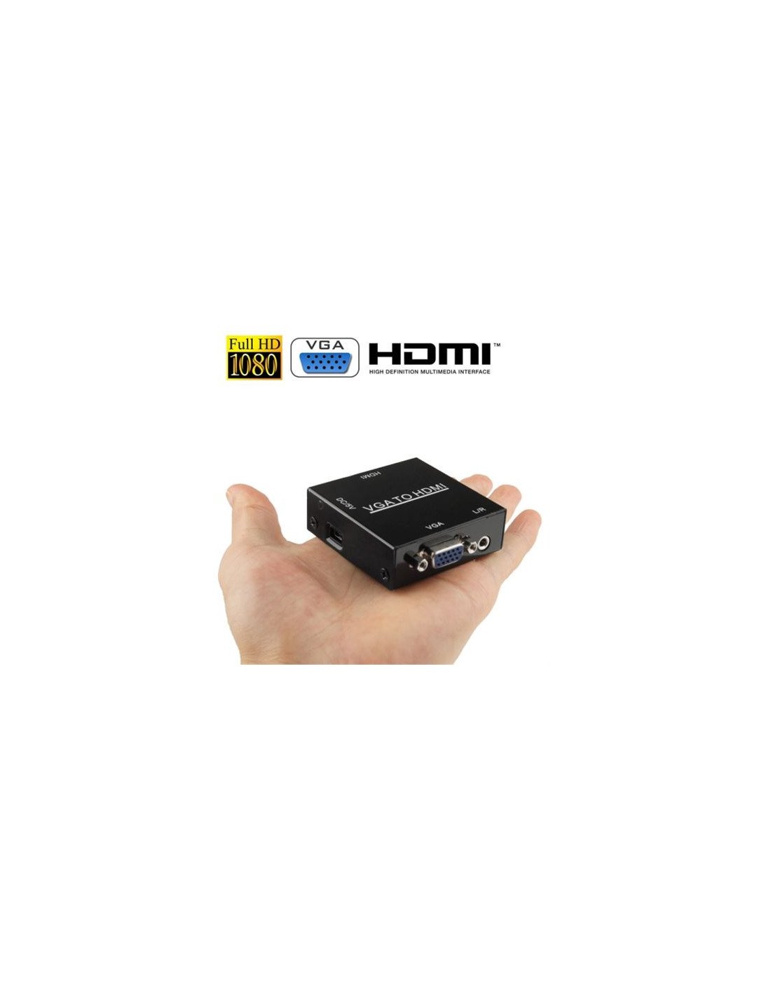 MINI CONVERSOR HDMI A VGA CROMAD