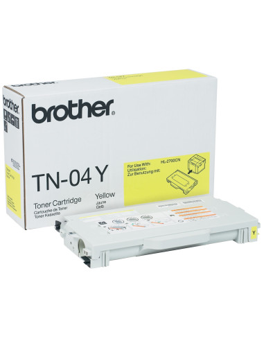 Brother TN-04Y cartucho de tóner 1 pieza(s) Original Amarillo
