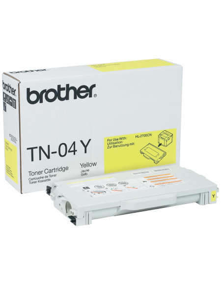 Brother TN-04Y cartucho de tóner 1 pieza(s) Original Amarillo