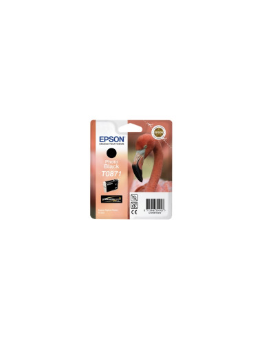 Epson Flamingo Cartucho T0871 negro foto