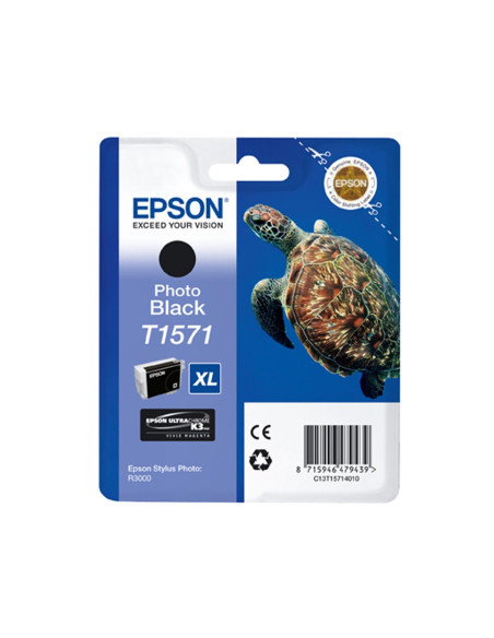 Epson Turtle Cartucho T1571 negro foto