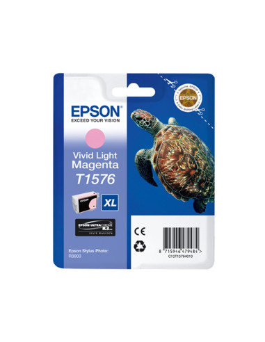 Epson Turtle Cartucho T1576 magenta claro vivo