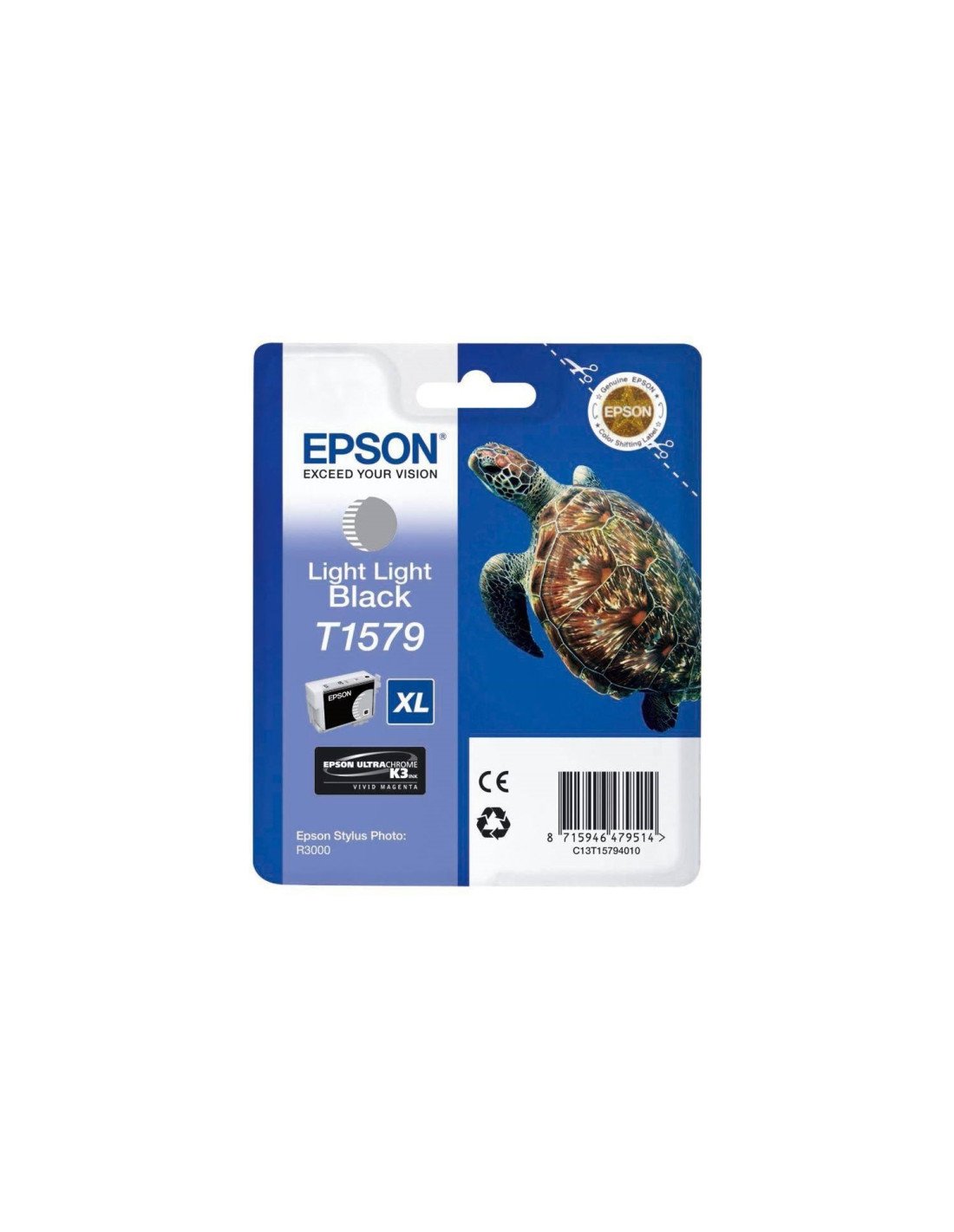 CARTUCHO EPSON T1579 GRIS CLARO C13T15794010