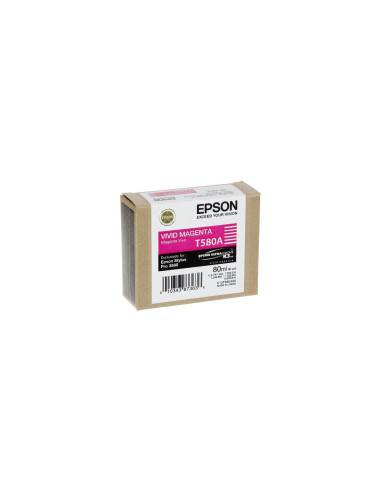 Epson Cartucho T580A00 magenta vivo