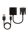 CONVERTIDOR DVI 24+1 MACHO A VGA HEMBRA 10CM CROMAD
