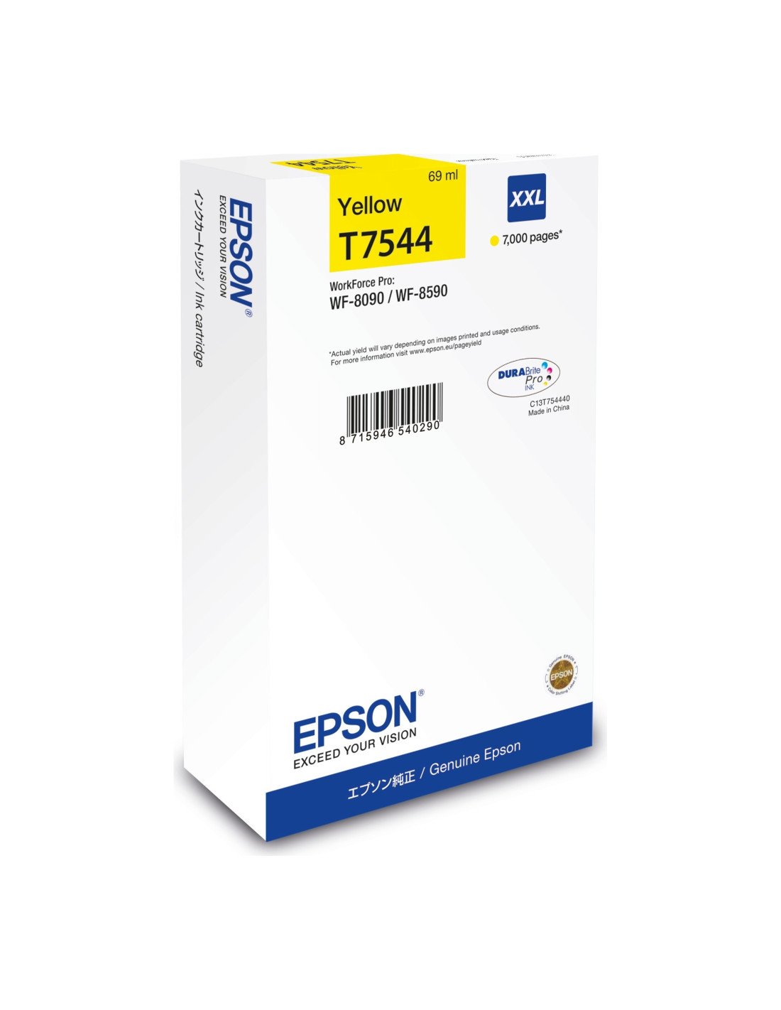 CARTUCHO EPSON T7544 AMARILLO C13T754440