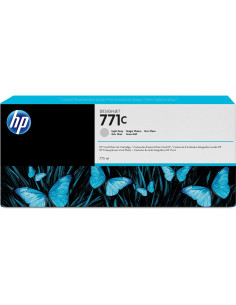 HP Cartucho de tinta DesignJet 771C gris claro de 775 ml