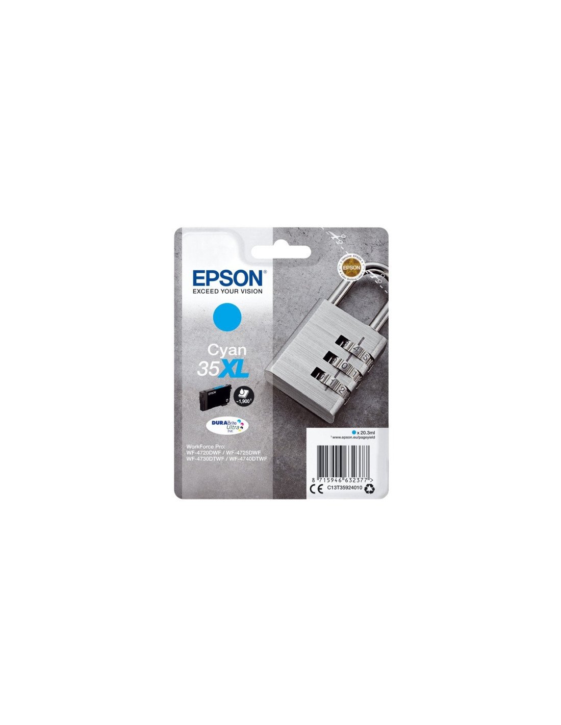 CARTUCHO EPSON T3592XL CIAN C13T35924010