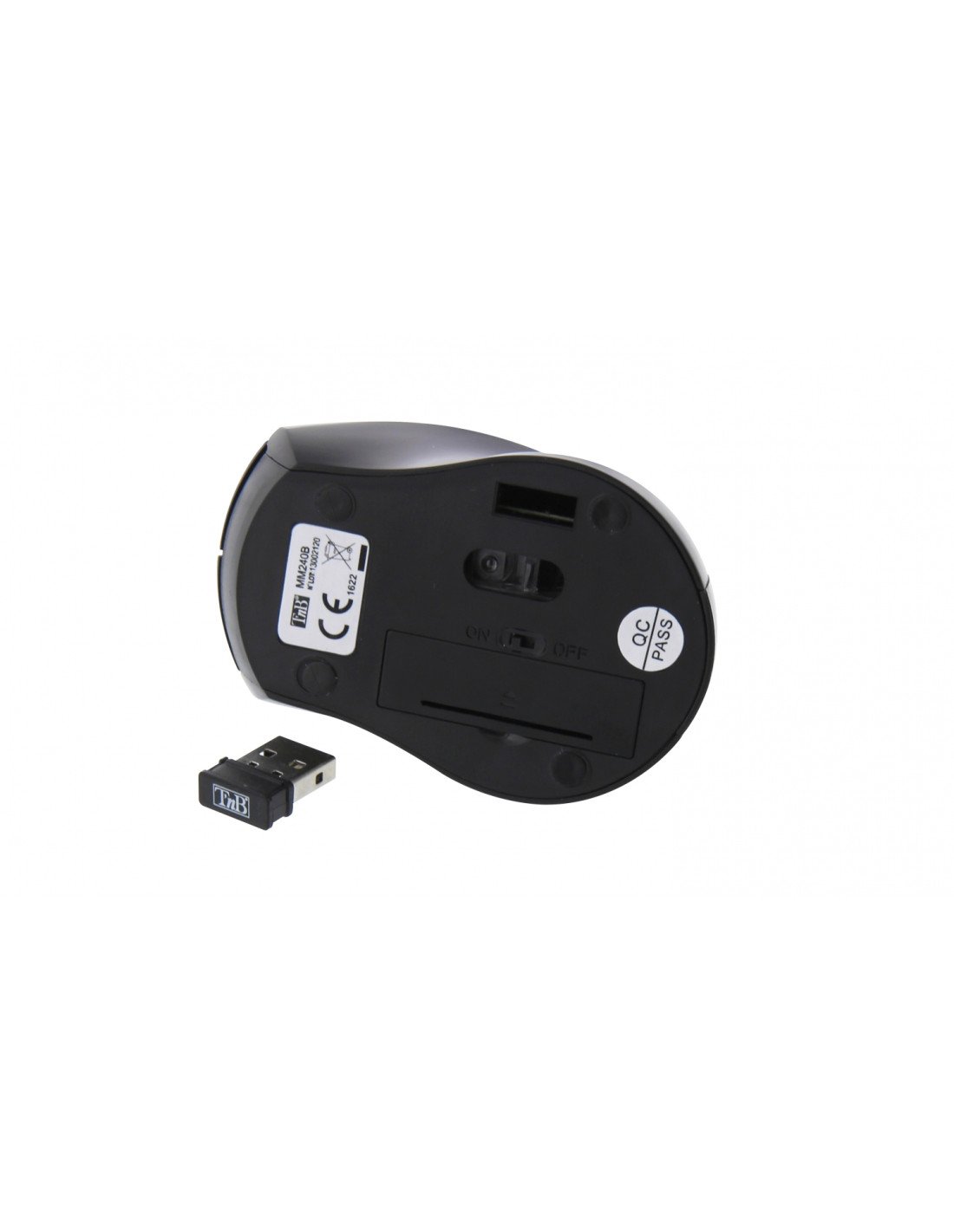 RATON INALAMBRICO TNB MINY 2,4 GHz NEGRO MM240B