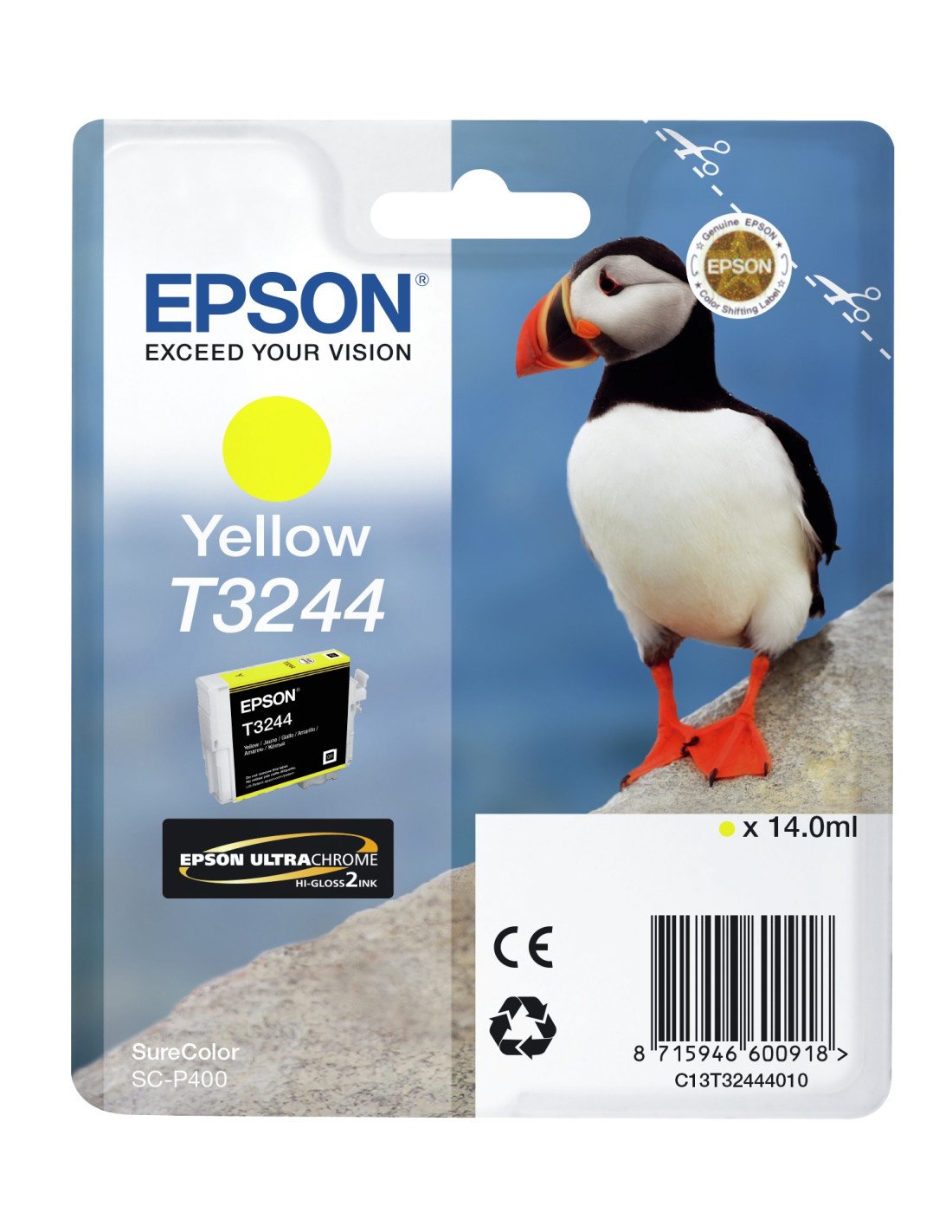 CARTUCHO EPSON T3244 AMARILLO C13T32444010