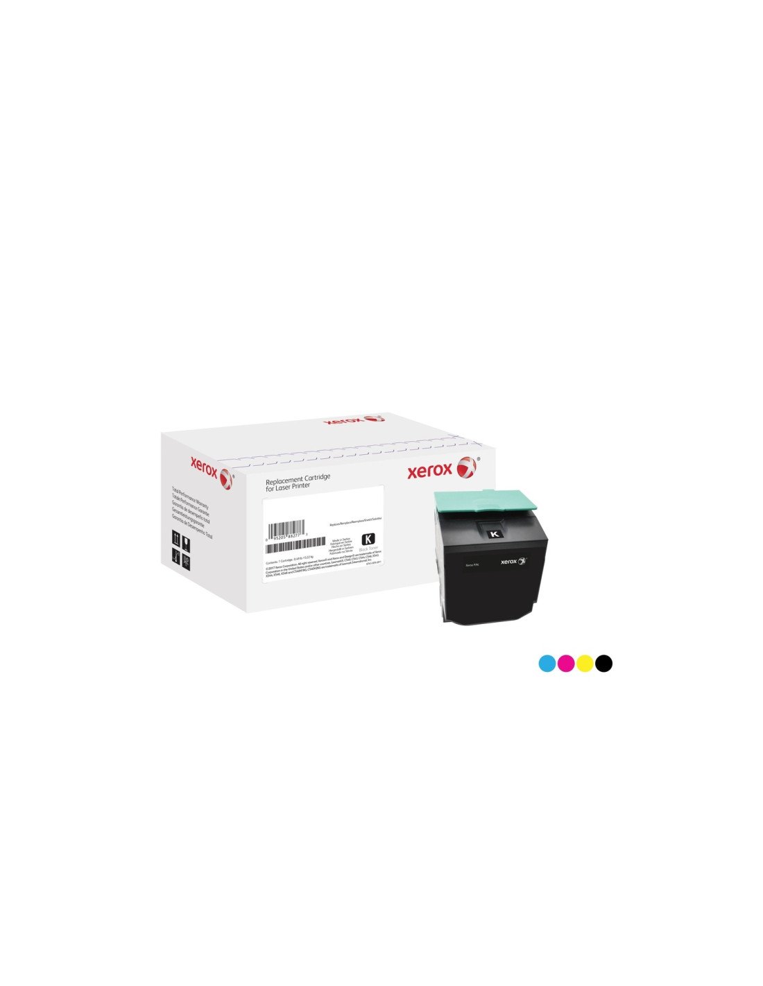 Toner xerox magenta equivalente a lexmark C540H1MG C540H2MG compatible con Lexmark C540 C543 C544 C546 X543 X544 X546 X548 006R0
