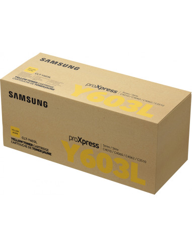 Samsung Cartucho de Tóner Original HP CLT-Y603L amarillo de alta