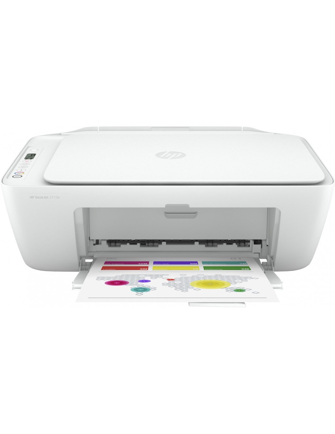 HP DeskJet Impresora multifunción 2710e, Color, Impresora para Hogar, Impresión, copia, escáner, Conexión inalámbrica Compatible