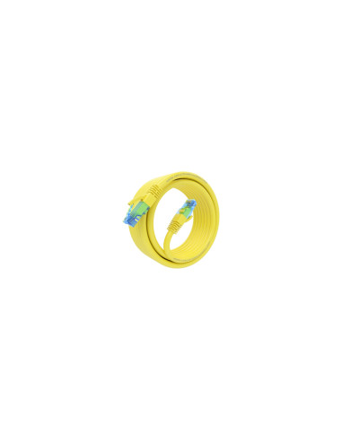 AISENS Cable De Red Latiguillo RJ45 Cat.6 UTP AWG26 CCA, Amarillo,