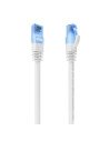 AISENS Cable De Red Latiguillo RJ45 Cat.6 UTP AWG26 CCA, Blanco, 0.75 m
