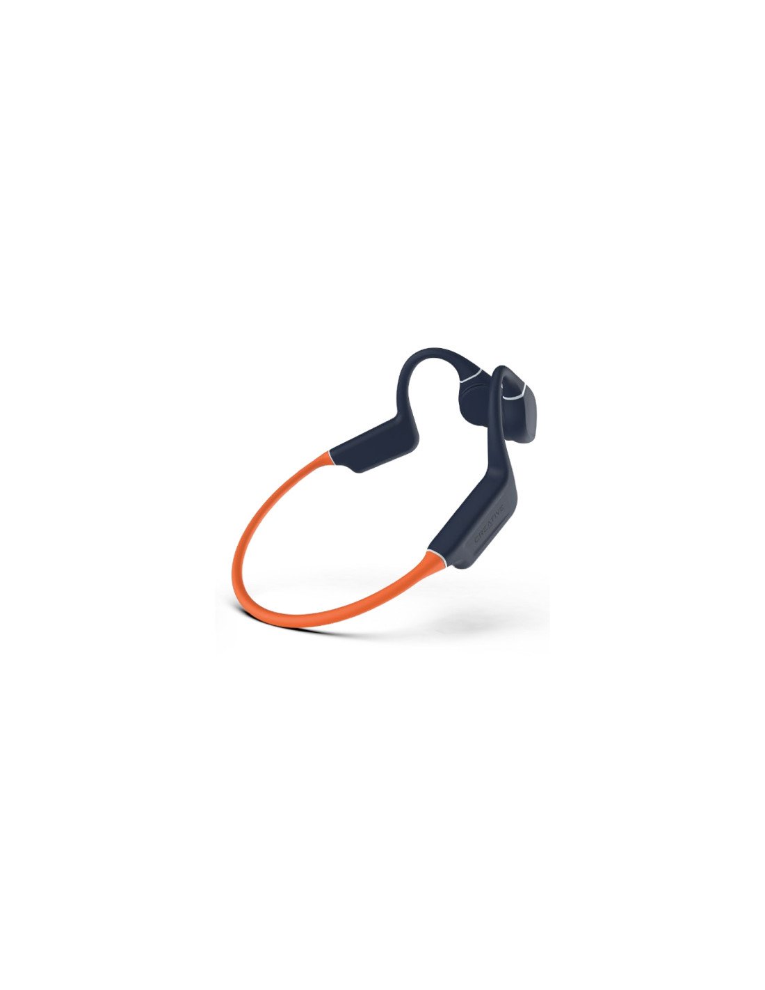 Creative Labs EF1081 Auriculares Inalámbrico gancho de oreja USB Tipo C Bluetooth Negro, Naranja