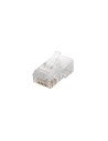 Phasak Conector RJ45 Cat.6 UTP 23AWG sólido - PHK 45C6-100
