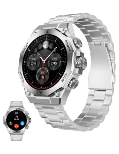 Smartwatch Ksix Titanium Plateado: ¡Increíble Funcionalidad!