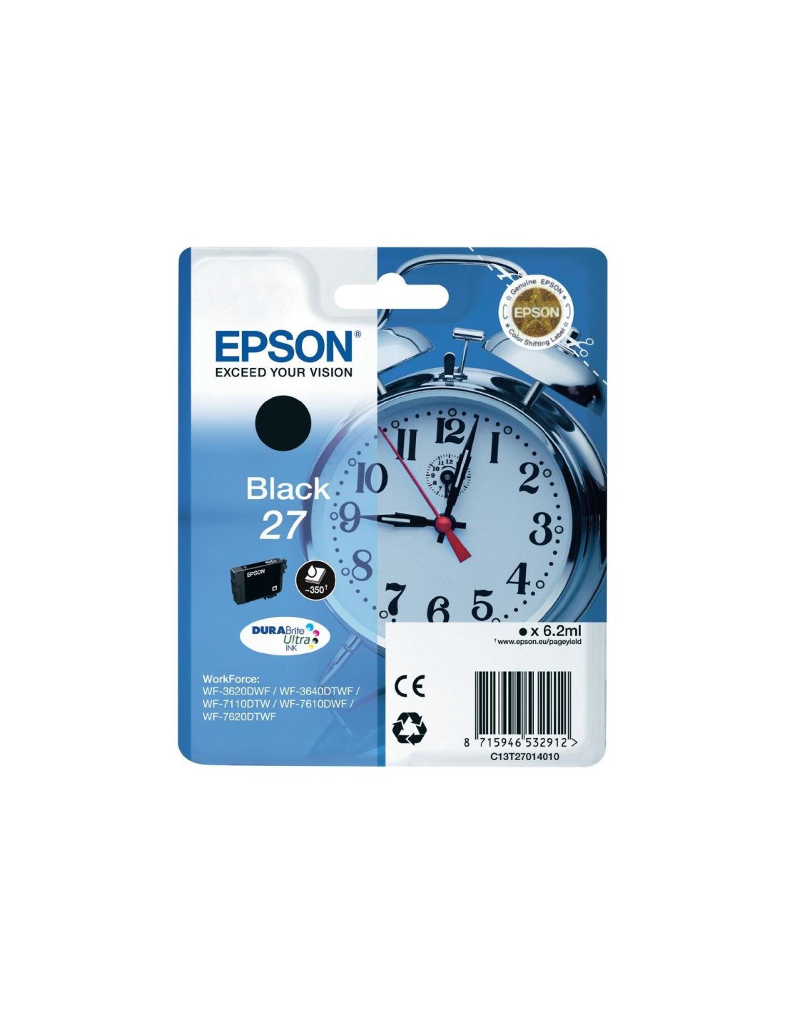 CARTUCHO EPSON 27 ULTRA NEGRO C13T27014010