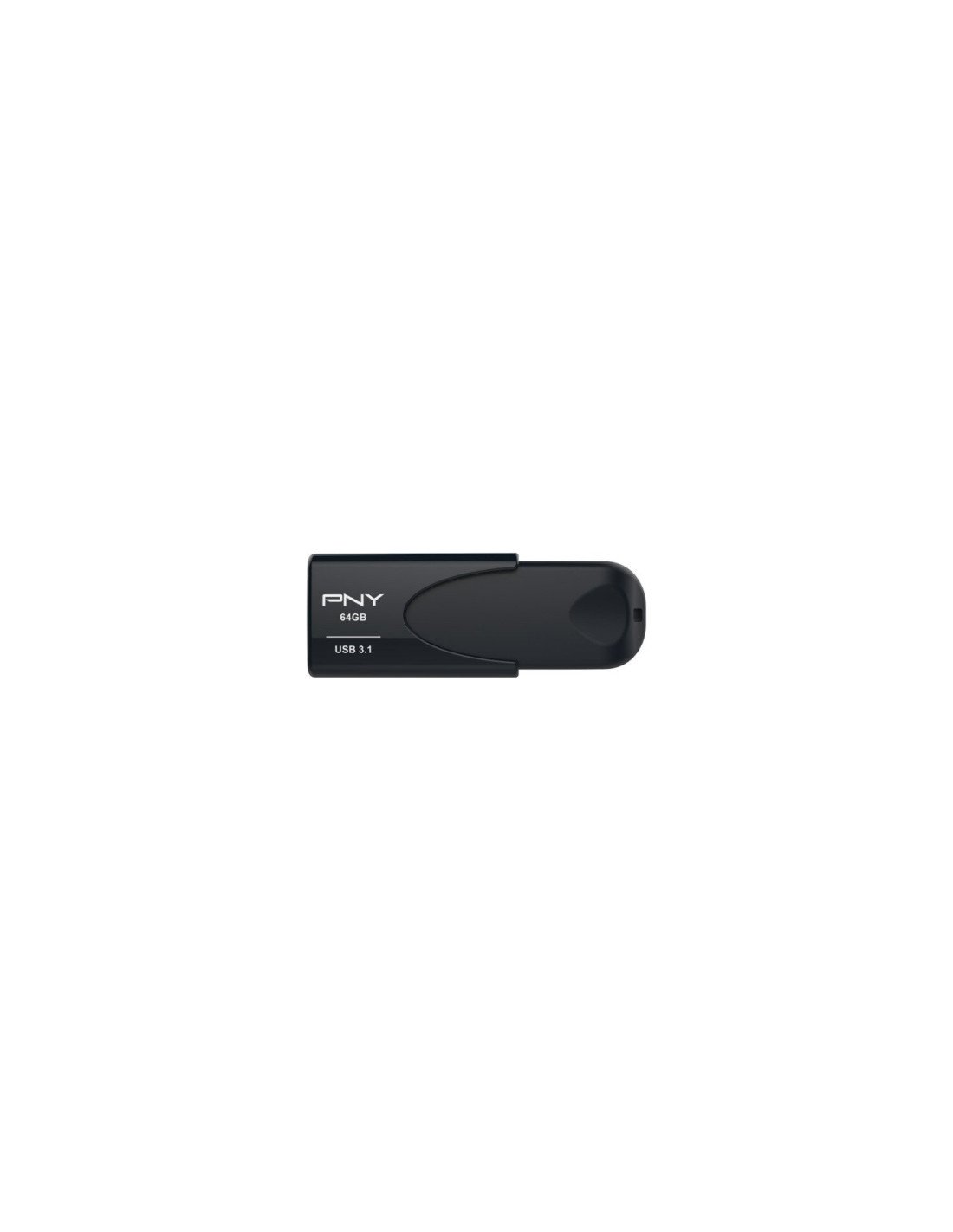 MEMORIA USB 3.1 PNY ATTACHE 4 64GB NEGRO FD64GATT431KK-EF