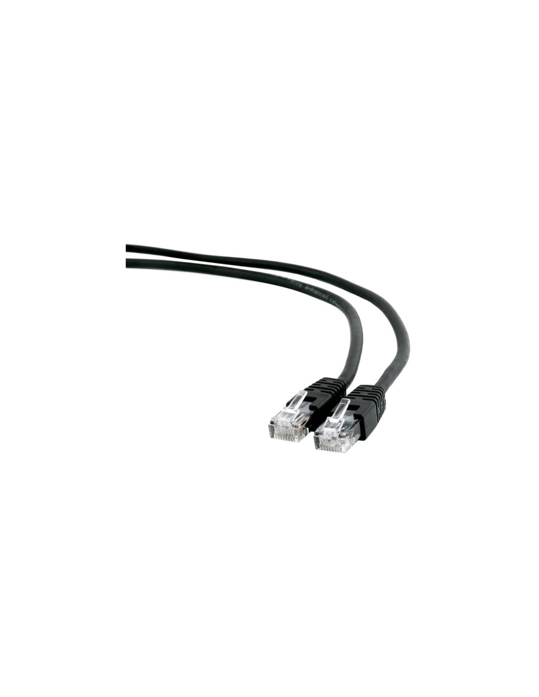 LATIGUILLO GEMBIRD CAT 6 UTP 0.5METROS NEGRO PP6U-0.5M/BK