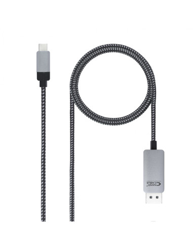 Nanocable 10.15.5002 adaptador de cable de vídeo 1,8 m USB Tipo C