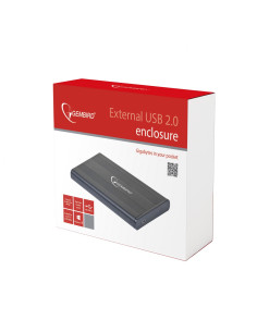 Gembird EE2-U2S-5 caja para disco duro externo Caja de disco duro (HDD) Negro 2.5 2