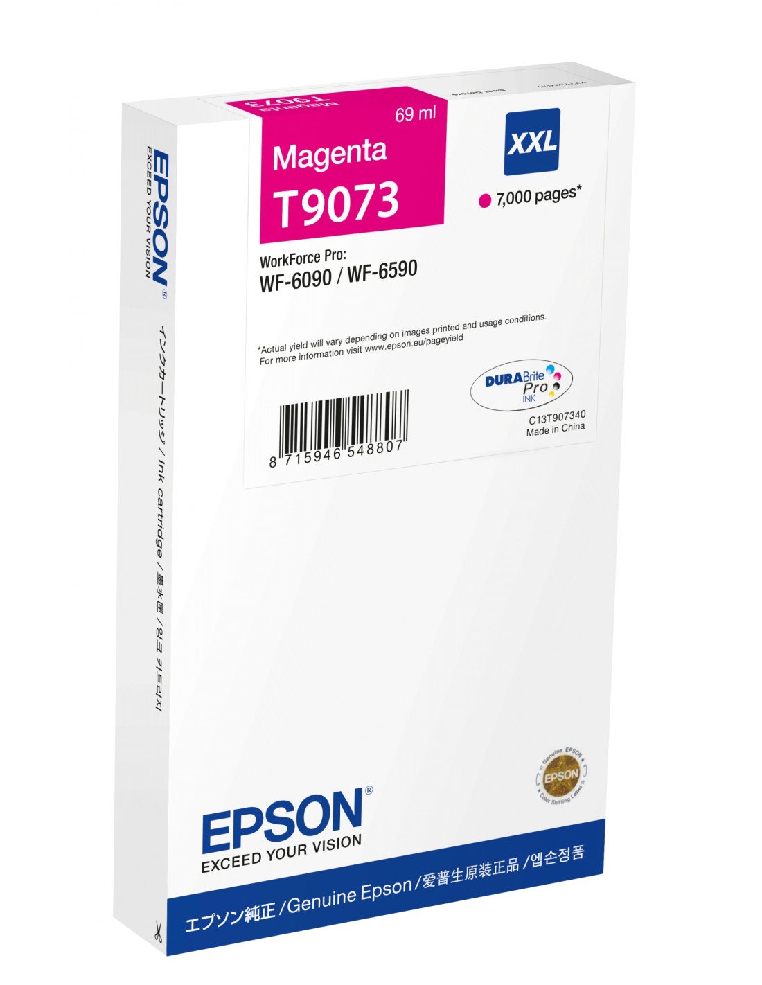 Cartucho Epson WF-6xxx Ink Cartridge Magenta XXL C13T907340