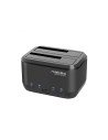 Natec kangaroo dual docking station usb 3.2 gen 1 type-a negro