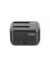 Natec kangaroo dual docking station usb 3.2 gen 1 type-a negro
