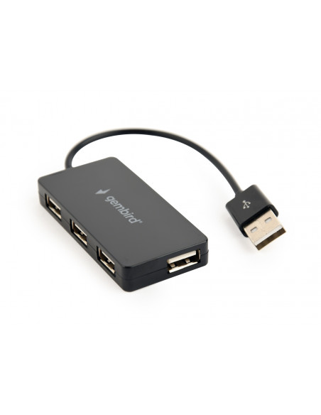 Gembird UHB-U2P4-04 Hub de interfaz usb 2.0 4puertos 480 Mbit/s negro