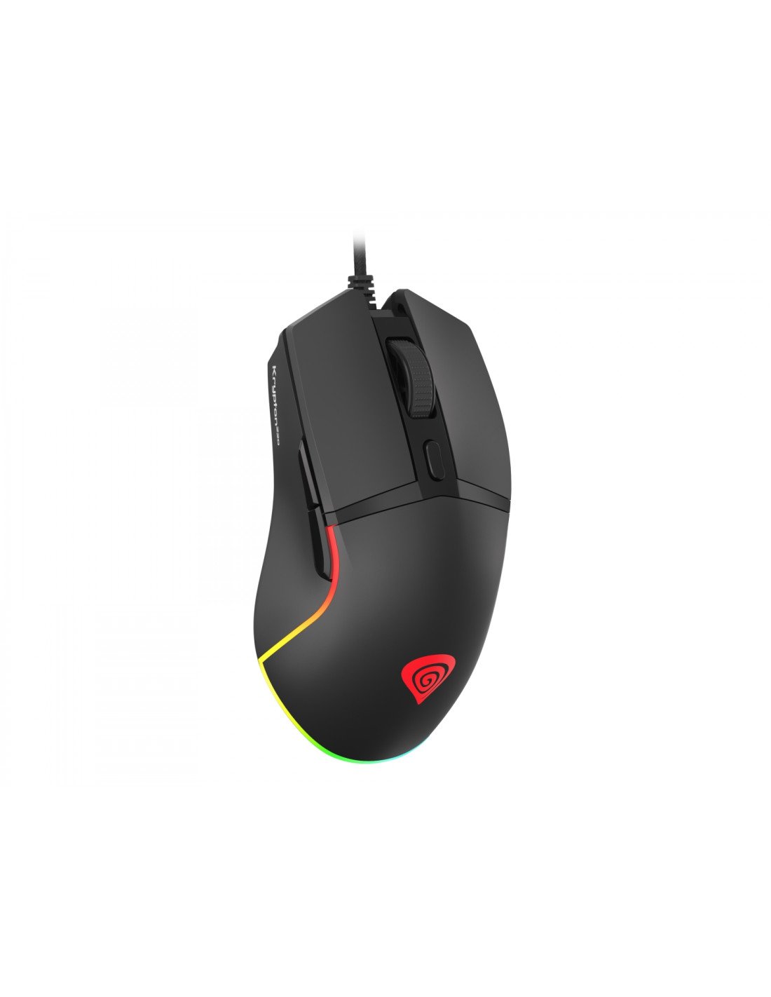 Genesis Krypton 220 Raton gaming usb tipo-a optico 6400dpi negro