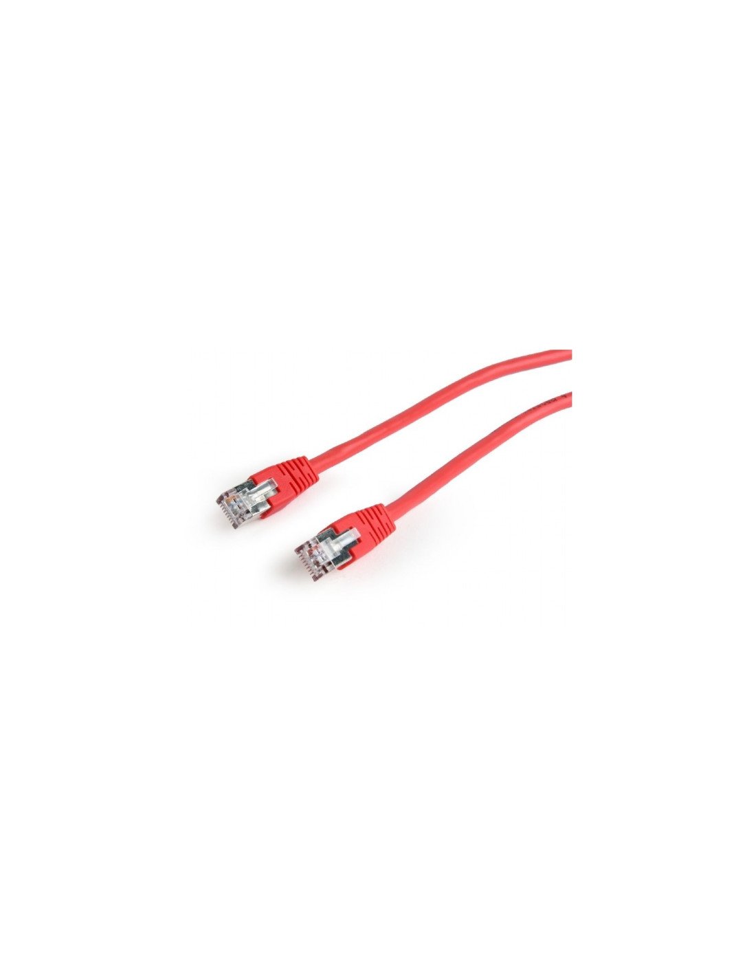 Gembird PP6-0.5M/R Latiguillo de red rj45 Cat6 F/UTP 0.5m rojo