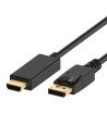Ewent EC1431 Cable conversor displayport macho a hdmi tipo-a estandar macho 1.8m negro