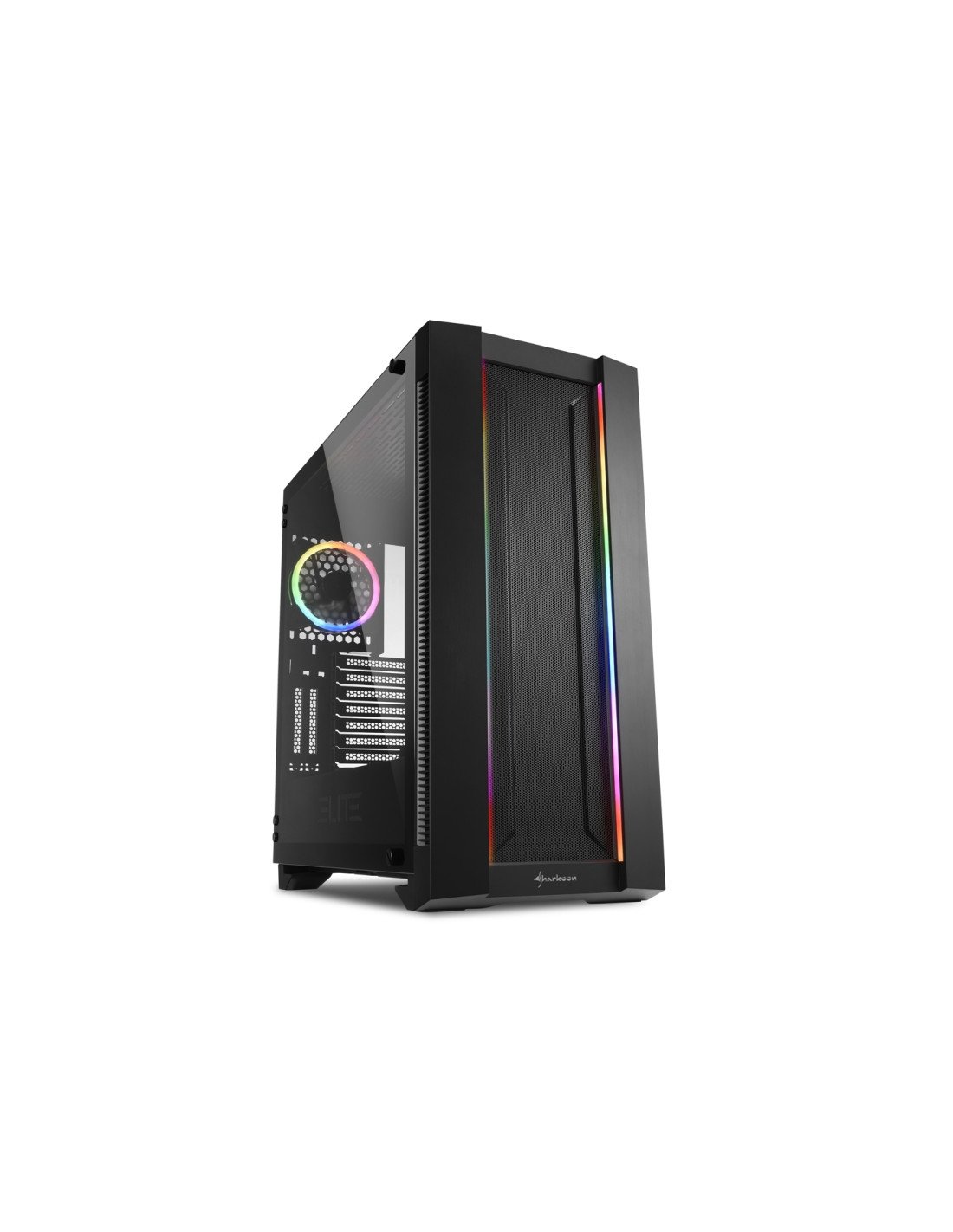 Sharkoon ELITE SHARK CA200M Midi Tower Negro